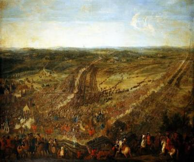 Bataille de Fleurus - 1er juillet 1690 - Attribu  Pierre-Denis Martin - Chteau de Versailles